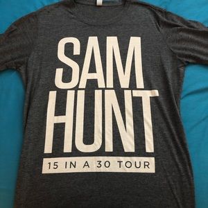 sam hunt concert tee